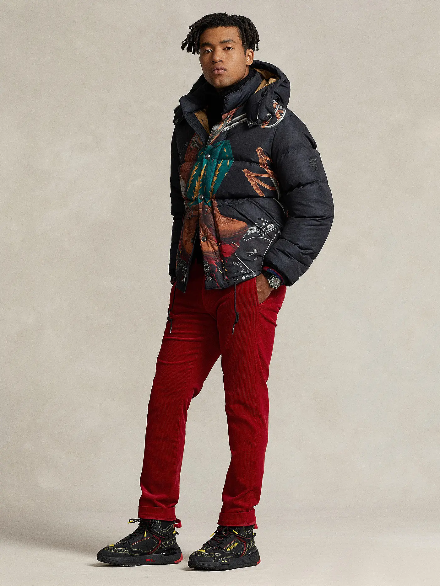 POLO RALPH LAUREN | Cordhose Slim Fit | rot
